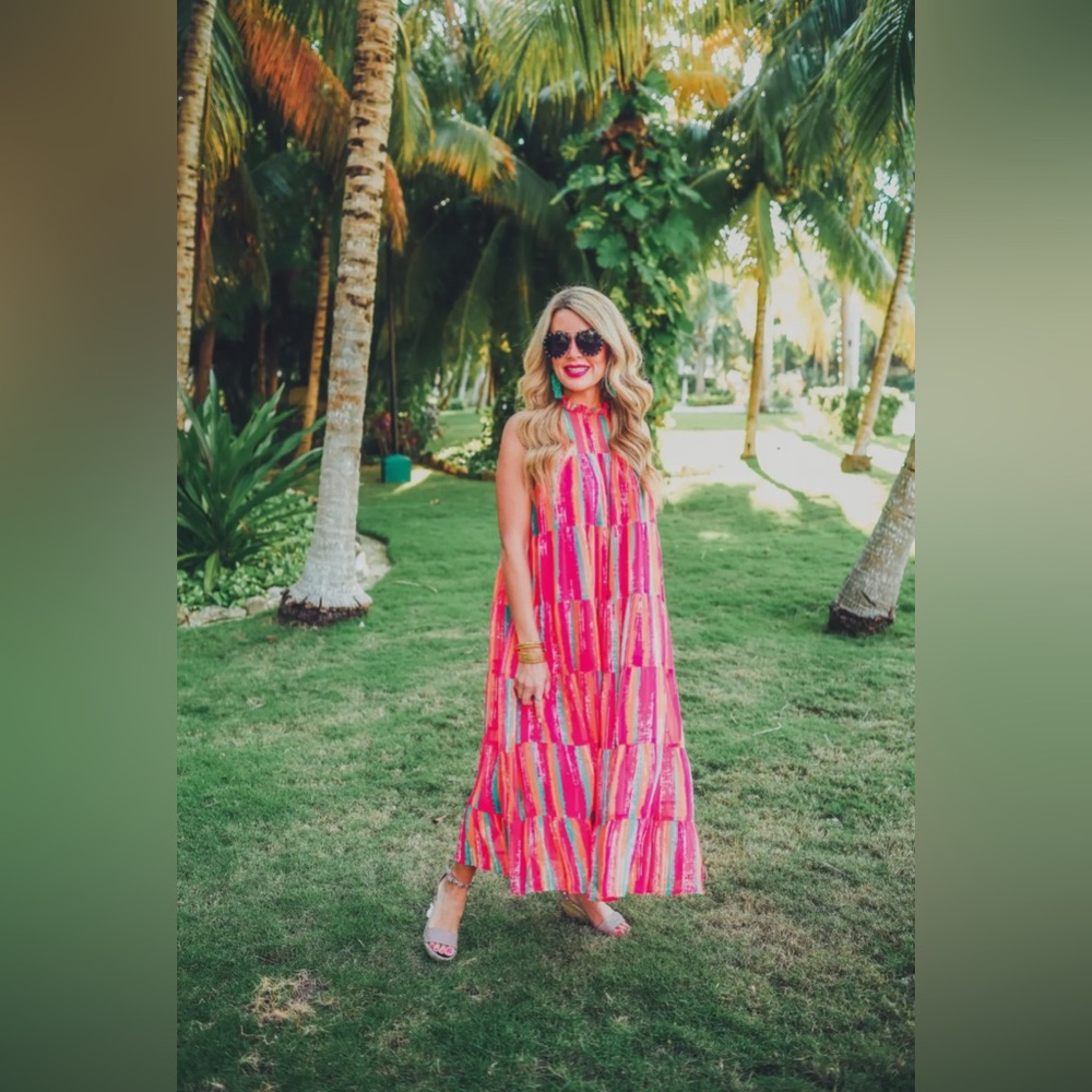 NWT - Watercolor Weekend - Maxi Dress